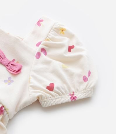 Vestido Infantil con Mini Ícones - Talle 0 a 18 Meses 6