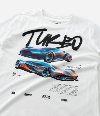Remera Infantil con Estampa Coches Turbo - Talle 5 a 14 años 5