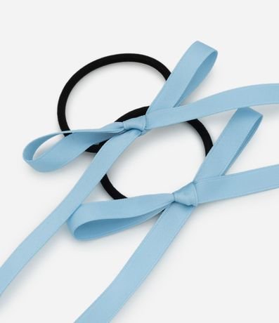 Kit 02 Elásticos para el Pelo con Lazos Aplicados 2