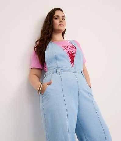 Peto en Jeans con Bajo Larga Curve & Plus Size 2