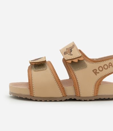 Sandalia Infantil de Tiras Estampa Dinosaurio - Talle 20 A 27 3