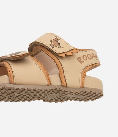 Sandalia Infantil de Tiras Estampa Dinosaurio - Talle 20 A 27 4