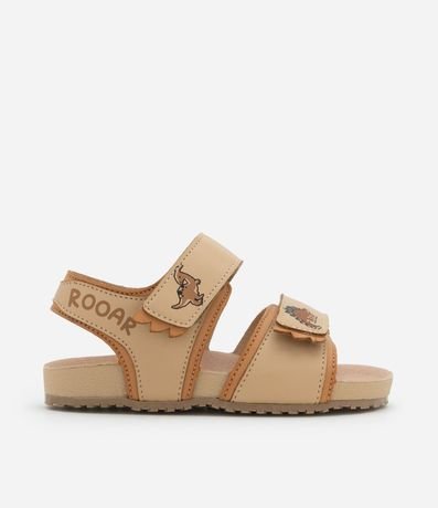 Sandalia Infantil de Tiras Estampa Dinosaurio - Talle 20 A 27 6