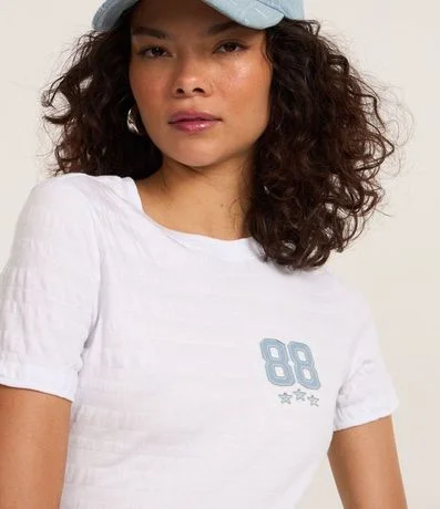 Remera New T-shirt con Estampa College 4