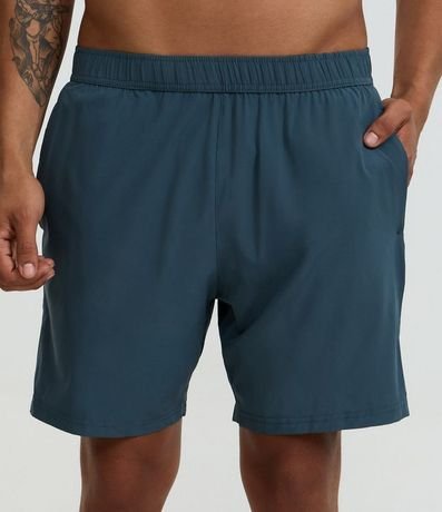 Bermuda Tecnológica con Estampa Reflectiva Lateral 2