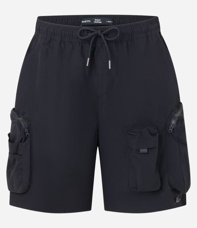 Bermuda Baggy Cropped con Bolsillos 6