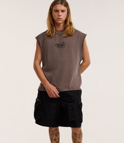 Bermuda Baggy Cropped con Bolsillos 5