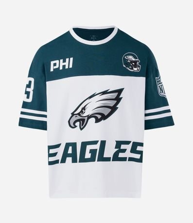 Remera Masculina Oversized Philadelphia Eagles NFL en Algodón 6