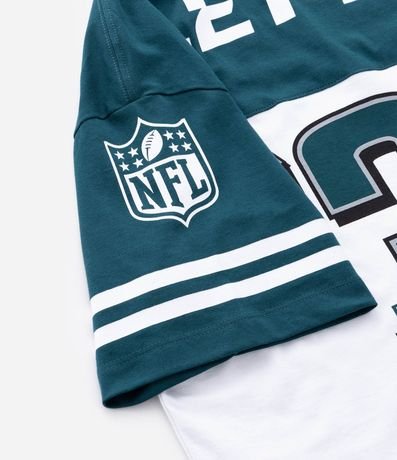 Remera Masculina Oversized Philadelphia Eagles NFL en Algodón 11