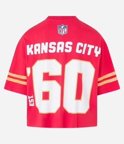 Remera Boxy en Algodón con Estampa Lettering Chiefs 7