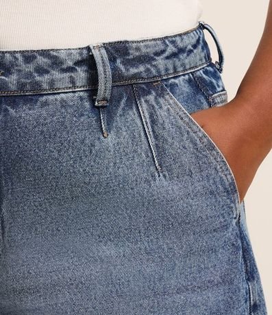 Bermuda en Jeans con Pences y Bajo Larga Curve & Plus Size 3