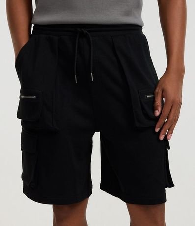 Bermuda en Algodón con Bolsillos Cargo 2