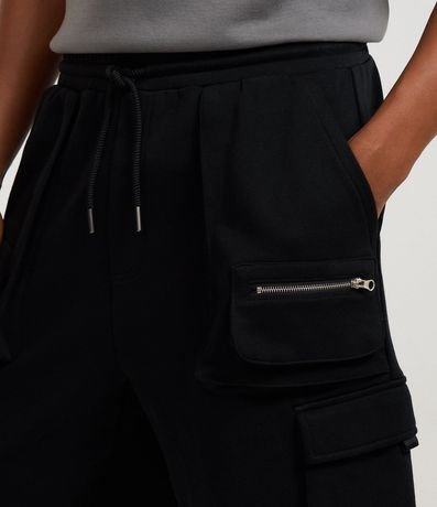 Bermuda en Algodón con Bolsillos Cargo 4