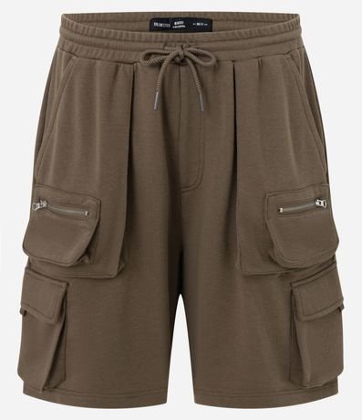 Bermuda en Algodón con Bolsillos Cargo 5