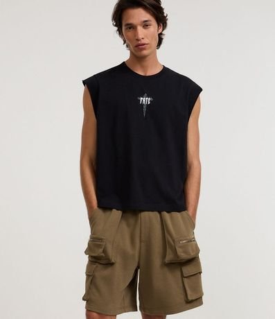 Bermuda en Algodón con Bolsillos Cargo 3