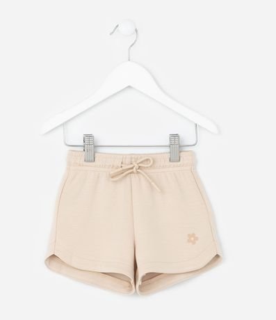 Short Infantil en Modal con Estampa Localizada - Talle 1 a 6 años