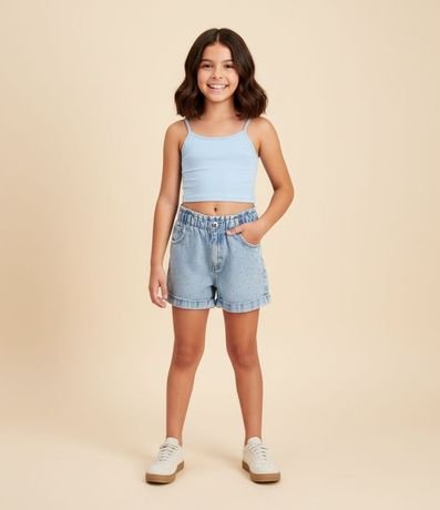 Blusa Top Deportivo Infantil en Algodón - Talle 5 a 14 años