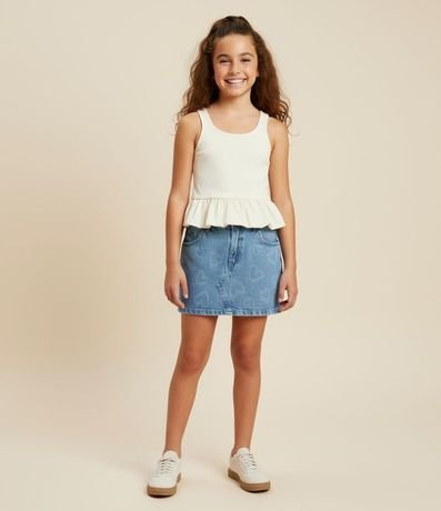 Blusa Balonê Infantil en Algodón - Talle 5 a 14 años