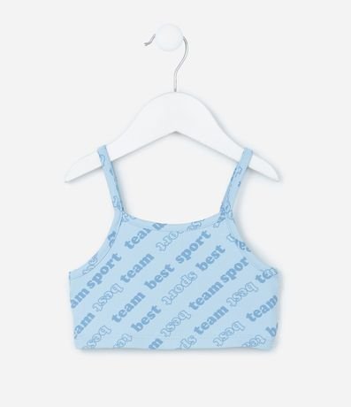 Musculosa Cropped Infantil con Lettering Sport - Talle 2 a 6 años 1