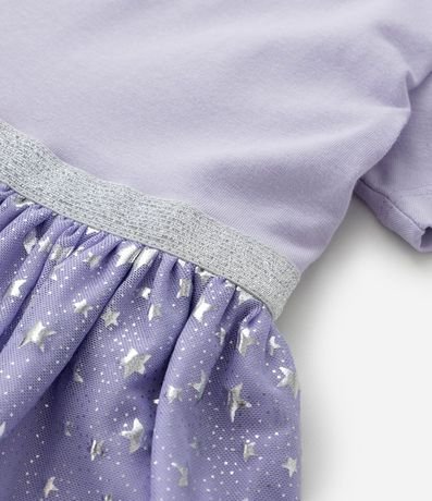 Vestido Infantil con Estampa de Estrella y Carterita - Talle 1 a 6 años 8