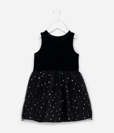 Vestido Infantil en Terciopelo de Gatita - Talle 1 a 6 años 4