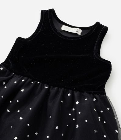 Vestido Infantil en Terciopelo de Gatita - Talle 1 a 6 años 8