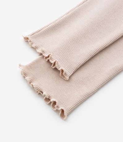 Pantalón Legging Infantil en Rib con Frufru - Talle 1 a 6 años 5