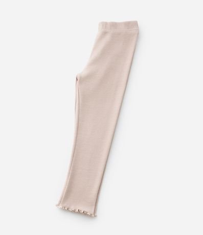 Pantalón Legging Infantil en Rib con Frufru - Talle 1 a 6 años 6