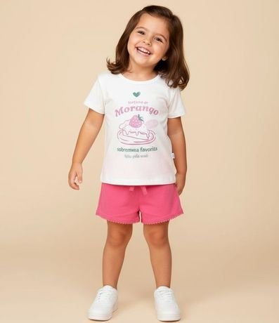 Blusa Infantil Torta de Frutilla - Talle 1 a 6 años 1
