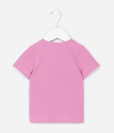 Blusa Infantil Acanalada con Bordado de Corazón - Talle 1 a 6 años 3