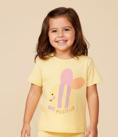 Blusa Infantil con Estampa de Abeja - Talle 1 a 6 años 1