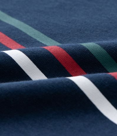 Remera Infantil con Rayas y Oso -Talle 5 a 14 años 3