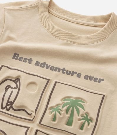 Remera Infantil con Estampa Playa en Relieve - Talle 1 a 6 años 7