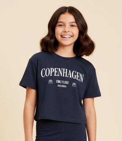Remera Infantil con Lettering Copenhagen - Talle 5 a 14 años