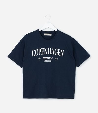 Remera Infantil con Lettering Copenhagen - Talle 5 a 14 años 2