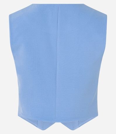 Chaleco en Crepé con Abotonado y Escote V 6