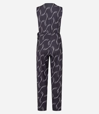 Mono en Microfibra con Lazo y Estampado Geométrico 6