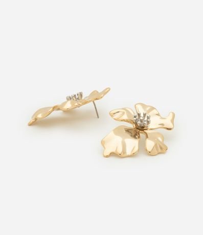 Caravana Botón con Forma de Flor y Núcleo Bicolor 2