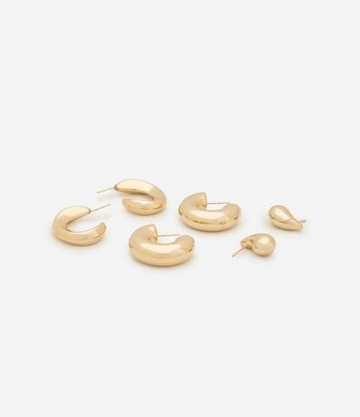 Kit 03 Caravanas Aro Variadas 2