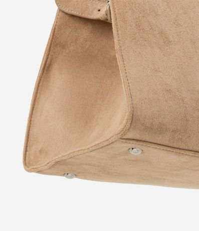 Cartera Shopper Grande con Detalle de Hebilla 5