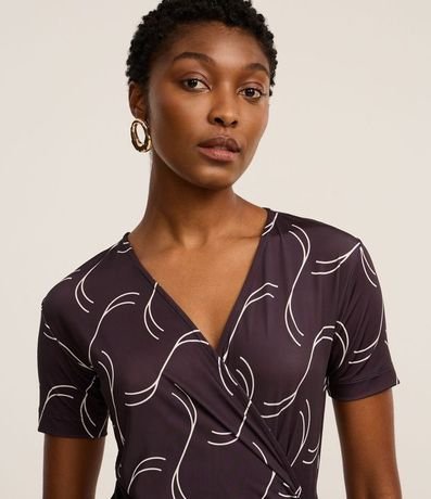 Mono en Microfibra con Estampado Geométrico y Lazo 4