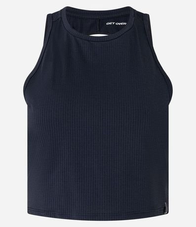 Musculosa Box Deportiva en Microfibra Texturizada con Recorte en la Espalda 5