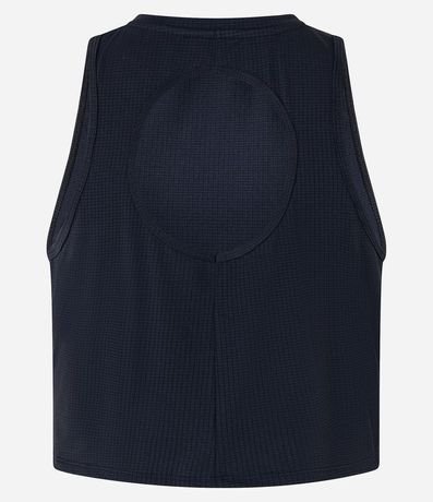 Musculosa Box Deportiva en Microfibra Texturizada con Recorte en la Espalda 6