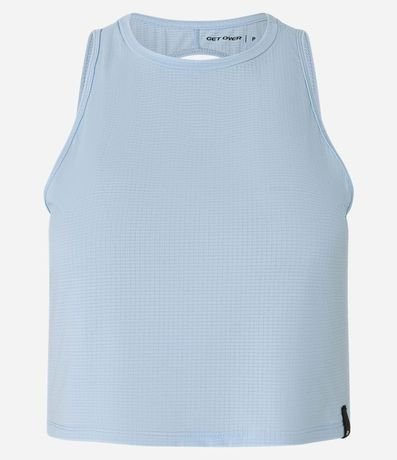 Musculosa Box Deportiva en Microfibra Texturizada con Recorte en la Espalda 4