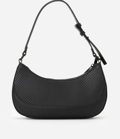 Cartera Baguette en PU con Textura Embossed 4