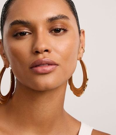 Caravana Maxi Aro Triple con Textura Serpiente 4