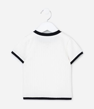 Blusa Infantil en Rib con Lazo - Talle 1 a 6 años 3