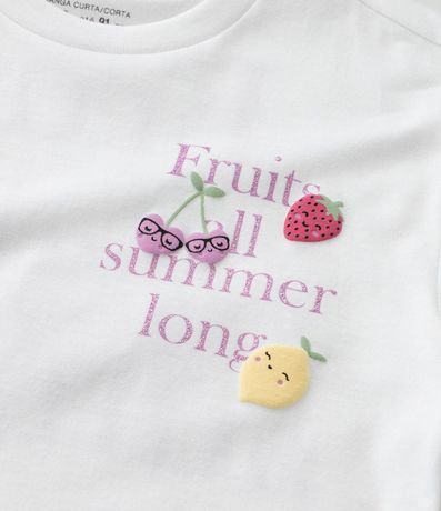 Conjunto Infantil con Estampa de Frutas - Talle 1 a 6 años 11