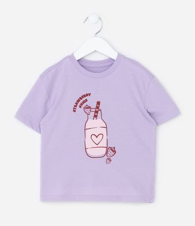 Conjunto Infantil con Estampa Suco de Frutilla - Talle 1 a 6 años 5