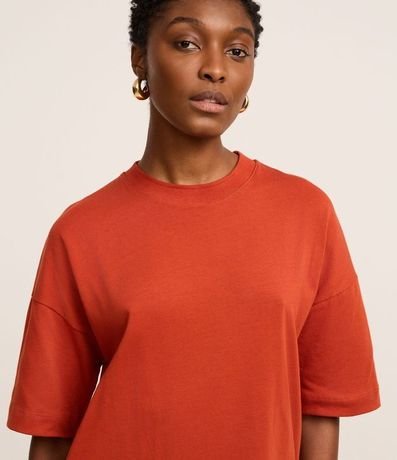 Vestido T-Shirt Básico en Algodón con Manga corta 3